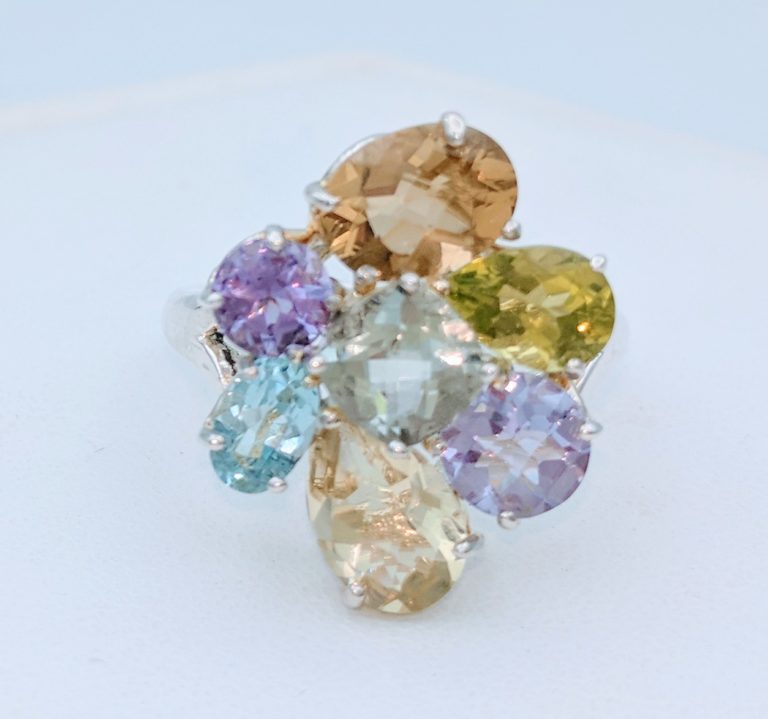 Multi​ Colored Gemstone Ring